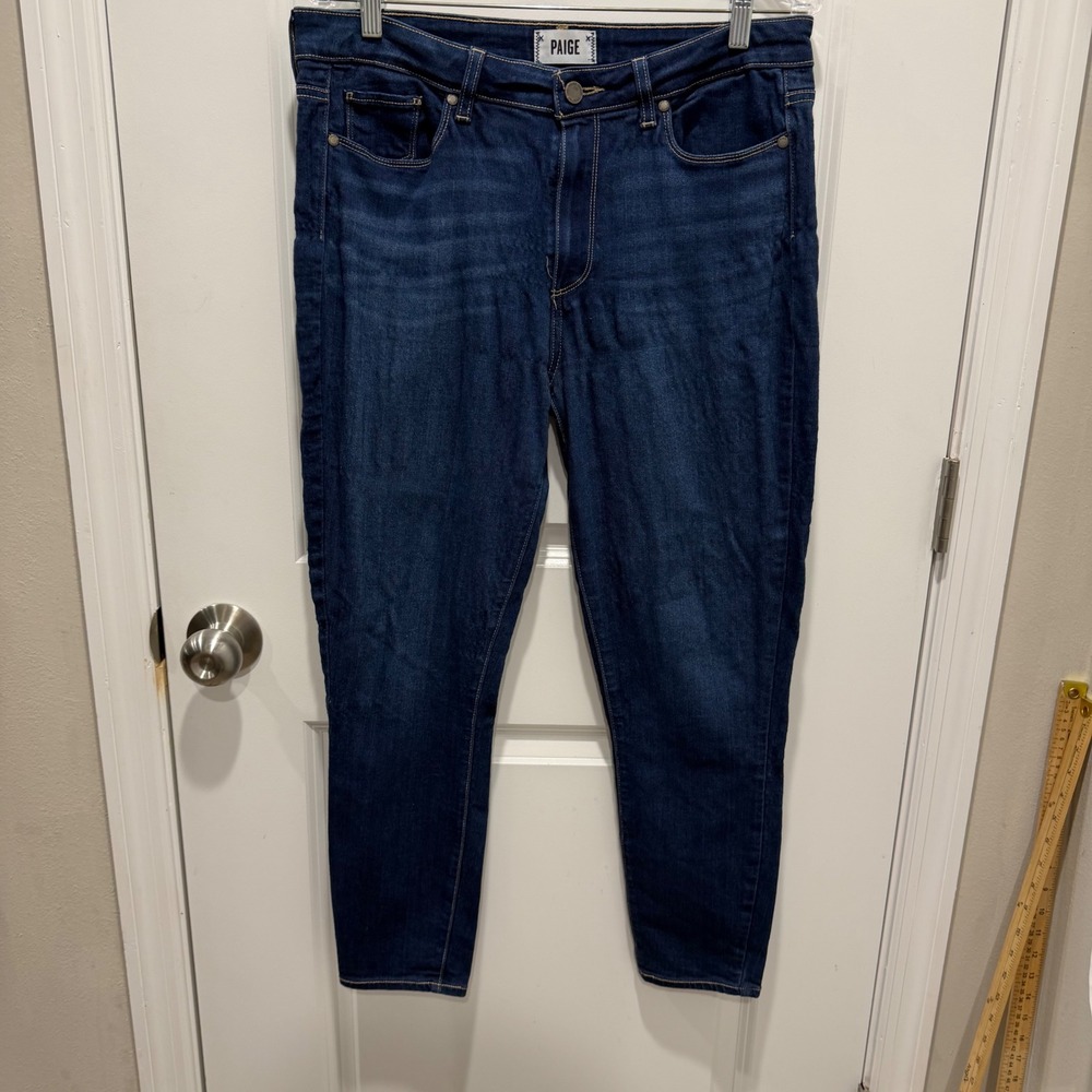 PAIGE Womens Jeans‎ Indigo Blue Wash Skinny Denim Size 32